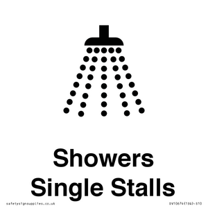 Showers with Single Stalls